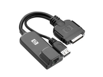 HPE KVM Console USB 8-pack Interface Adapter cavo per tastiera, video e mouse Nero