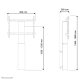 Neomounts PLASMA-W2250BLACK Supporto da pavimento per TV 42-100