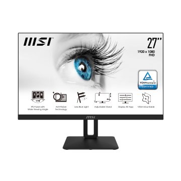 MSI Pro MP271P Monitor PC 68,6 cm (27") 1920 x 1080 Pixel Full HD LED Nero