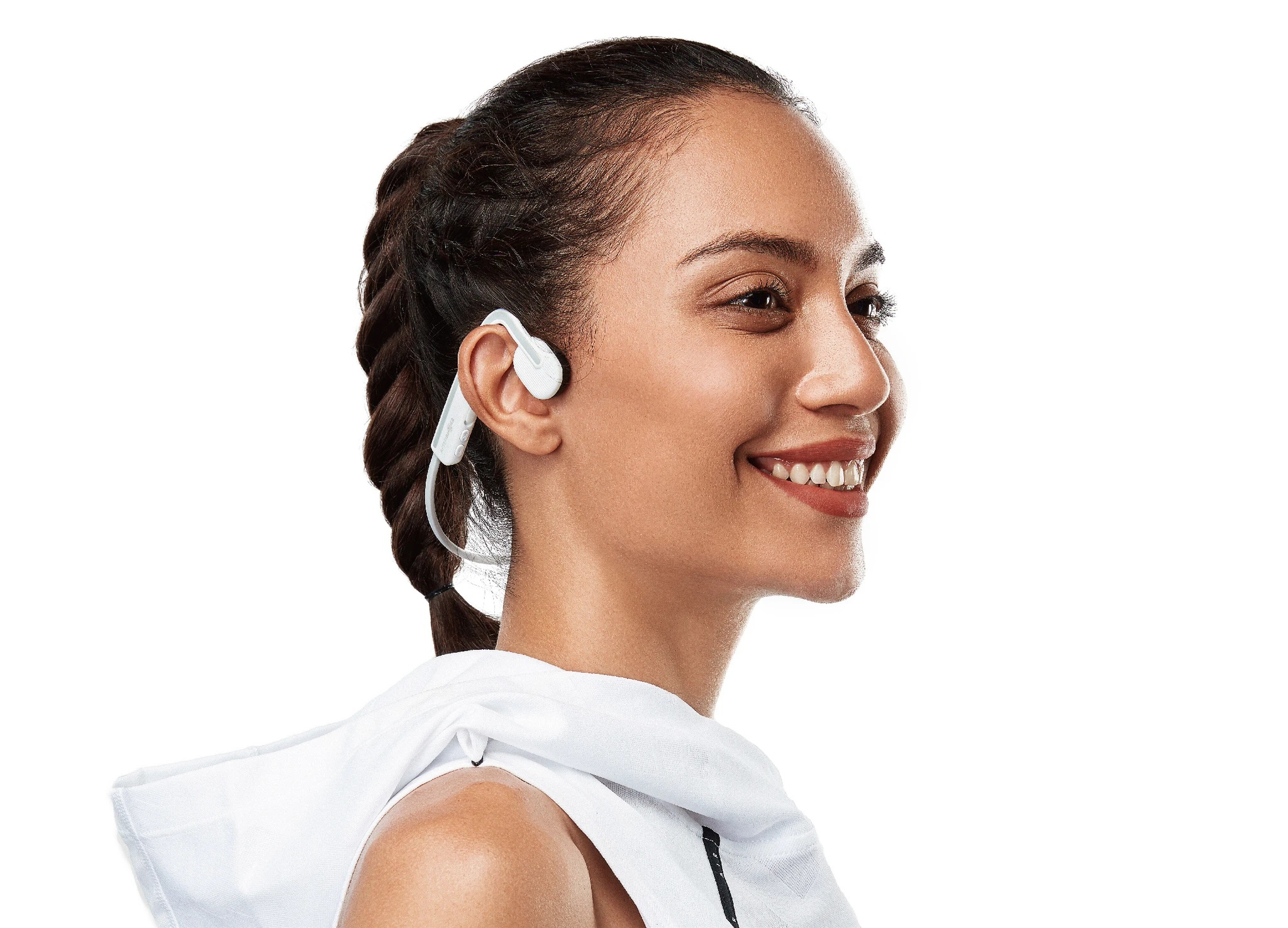 AS660AW - Aftershokz OpenMove Auricolare Wireless A clip, Passanuca Musica  e Chiamate USB tipo-C Bluetooth Bianco - Cuffie wireless - Cuffie e  auricolari - Negozi Elettronica Roma - Radionovelli