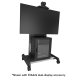 Chief XVAUB carrello e supporto multimediale Nero Pannello piatto Carrello multimediale 4