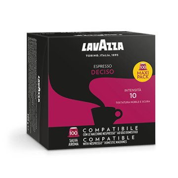 Lavazza Deciso Capsule caffè Tostatura scura 100 pz