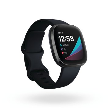 Fitbit Sense 4,01 cm (1.58") AMOLED 40 mm Digitale Touch screen Grafite Wi-Fi GPS (satellitare)