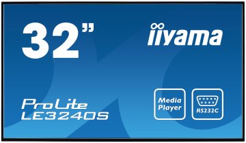 iiyama LE3240S-B2 visualizzatore di messaggi Pannello piatto per segnaletica digitale 80 cm (31.5") LCD 350 cd/m² Full HD Nero 12/7