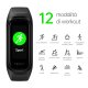 OPPO Band Sport Tracker Smartwatch con Display AMOLED a Colori 1.1'' 5ATM Carica Magnetica, Impermeabile 50m, Pedometro Fitness Cinturino Cardiofrequenzimetro, Versione Italia, Colore Black 3