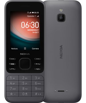 Nokia 6300 4G 6,1 cm (2.4") 104,7 g Antracite Telefono cellulare basico