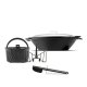 Taurus Foodie 1500 W 3,5 L Nero, Acciaio inox 5