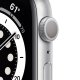 Apple Watch Serie 6 GPS, 44mm in alluminio argento con cinturino Sport Bianco 3