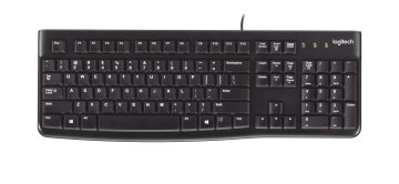 Logitech K120 Corded Keyboard tastiera Universale USB AZERTY Francese Nero
