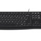 Logitech K120 Corded Keyboard tastiera Universale USB AZERTY Francese Nero 3