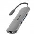 Sitecom CN-382 replicatore di porte e docking station per laptop Grigio 2