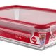 EMSA CLIP & CLOSE Glas Rettangolare Scatola 2 L Rosso, Trasparente 1 pz 2