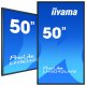 iiyama LH5042UHS-B1 visualizzatore di messaggi Pannello piatto per segnaletica digitale 125,7 cm (49.5