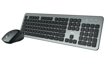 Trust 23889 tastiera Mouse incluso Universale RF Wireless QWERTY Italiano Nero, Grigio