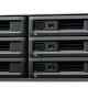Synology RackStation RS3621XS+ server NAS e di archiviazione Server di archiviazione Armadio (2U) Collegamento ethernet LAN Nero D-1541 2