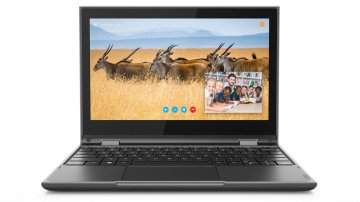 Lenovo 300e Intel® Celeron® N N4120 Ibrido (2 in 1) 29,5 cm (11.6") Touch screen HD 4 GB LPDDR4-SDRAM 128 GB SSD Wi-Fi 5 (802.11ac) Windows 10 Pro Nero