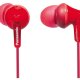 Panasonic RP-HJE125E-R cuffia e auricolare Cuffie Cablato In-ear MUSICA Rosso 2