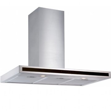 Silverline 3173.9 cappa aspirante Cappa aspirante a parete Nero, Acciaio inox 700 m³/h