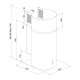 Silverline 3290 Cappa aspirante a parete Acciaio inox 701 m³/h 4
