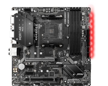 MSI B450M Mortar Max AMD B450 Socket AM4 micro ATX