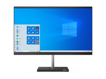 Lenovo V50a Intel® Core™ i7 i7-10700T 60,5 cm (23.8") 1920 x 1080 Pixel Touch screen PC All-in-one 8 GB DDR4-SDRAM 512 GB SSD Windows 10 Pro Wi-Fi 5 (802.11ac) Nero