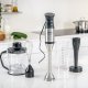 Taurus Bapi 1200 Premium Complet 0,9 L Frullatore ad immersione 1200 W Nero, Acciaio inox 18