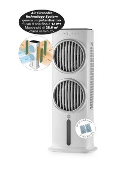 Macom Enjoy & Relax Power Double Wind Raffrescatore evaporativo