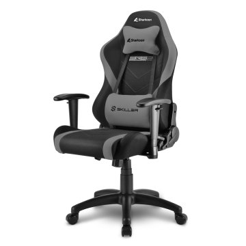 Sharkoon Skiller SGS2 Jr. Sedia per gaming universale Seduta imbottita Nero, Grigio