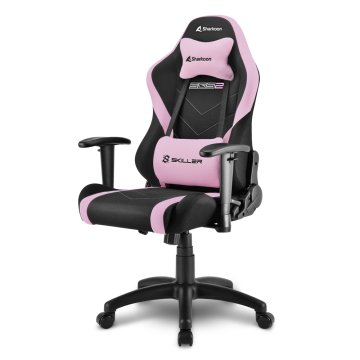 Sharkoon Skiller SGS2 Jr. Sedia per gaming universale Seduta imbottita Nero, Rosa