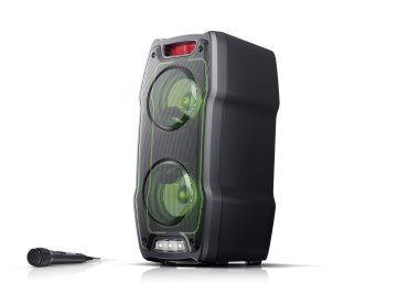 Sharp PS-929 altoparlante portatile Altoparlante portatile stereo Nero 180 W