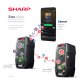 Sharp PS-929 altoparlante portatile Altoparlante portatile stereo Nero 180 W 8