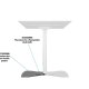 Multibrackets 7413 Supporto per display espositivi 139,7 cm (55