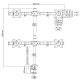 Multibrackets 3316 Supporti a parete per TV 68,6 cm (27