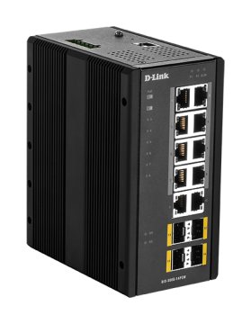 D-Link DIS‑300G‑14PSW Gestito L2 Gigabit Ethernet (10/100/1000) Supporto Power over Ethernet (PoE) Nero