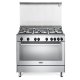 De’Longhi PGVX 96 ED2 cucina Elettrico/Gas Gas Acciaio inox 2