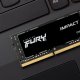 Kingston Technology FURY 16GB 2666MT/s DDR4 CL15 SODIMM 1Gx8 Impact 15