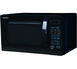 Sharp R-742BKW forno a microonde Nero Microonde con grill Superficie piana 25 L 900 W