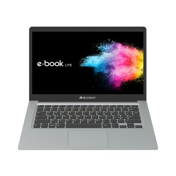 Microtek e-book Lite Computer portatile 35,8 cm (14.1") Full HD Intel® Celeron® N4020 4 GB LPDDR4-SDRAM 64 GB eMMC Wi-Fi 5 (802.11ac) Windows 10 Education Grigio