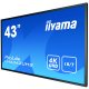 iiyama LH4342UHS-B3 visualizzatore di messaggi Pannello piatto per segnaletica digitale 108 cm (42.5