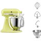 KitchenAid 5KSM185PSEKG Sbattitore con base 300 W Giallo 4