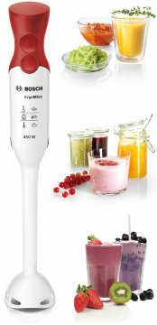 Bosch MSM64010 frullatore Frullatore ad immersione 450 W Rosso, Bianco