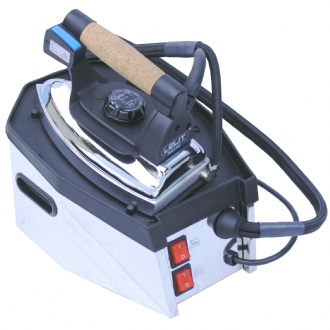 Lelit PS11N ferro da stiro a caldaia 800 W 1,2 L Acciaio inossidabile Nero, Stainless steel
