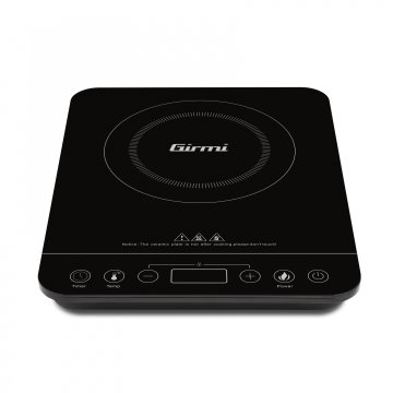 Girmi PI03 Nero Superficie piana Piano cottura a induzione 1 Fornello(i)