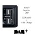 New Majestic DAB-442 BT Ricevitore multimediale per auto Nero 180 W Bluetooth 3