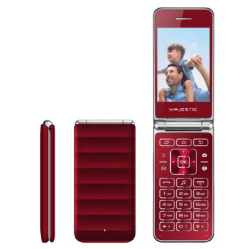 New Majestic 300080_RD cellulare 7,11 cm (2.8") 105 g Rosso