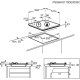Electrolux EGS6414X piano cottura Acciaio inossidabile Da incasso 60 cm Gas 4 Fornello(i) 3