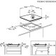 Electrolux EGS6414X piano cottura Acciaio inossidabile Da incasso 60 cm Gas 4 Fornello(i) 4