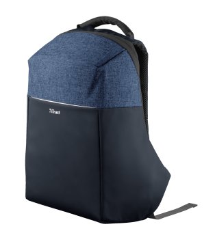 Trust Nox Anti-theft zaino Nero/Blu Poliestere