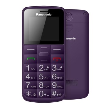 Panasonic KX-TU110 4,5 cm (1.77") Viola Telefono cellulare basico