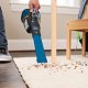 Black & Decker BHHV520BF-QW aspirapolvere senza filo Blu, Argento, Titanio Senza sacchetto 20